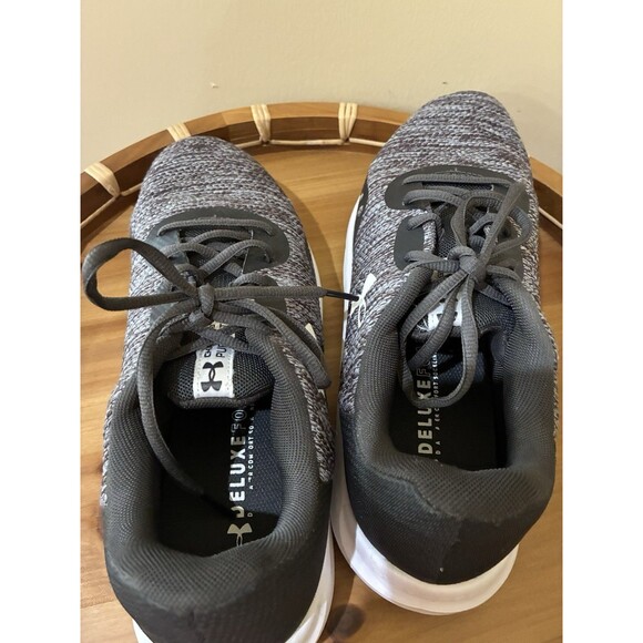 Under Armour Charged Pursuit Twist Jet Grey White Mens Size 9 Sneakers - Picture 6 of 6